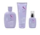 Set Semi di Lino Smooth / Smoothing Low Shampoo + Conditioner + Cream