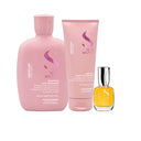 Set Semi di Lino / Nutritive Low Shampoo + Leave-in Conditioner+ Cristalli Liquidi - Alfaparf Milano