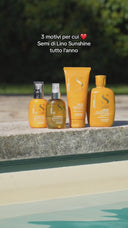Semi di Lino / Sunshine After-Sun Treatment - Trattamento restitutivo per capelli esposti al sole 200ml - Alfaparf Milano