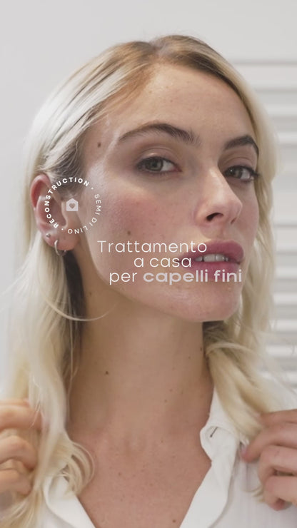 Semi di Lino / Reparative Light Mask - Maschera ristrutturante per capelli fini danneggiati 200ml